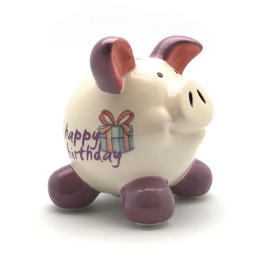 Swiggie kleines Sparschwein Spardose Geburtstag 8,5cm