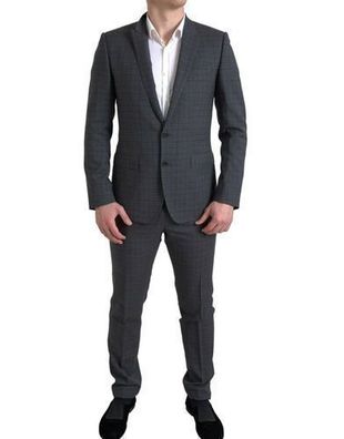 Dolce & Gabbana Gray 2 Piece Single Breasted Martini Suit
