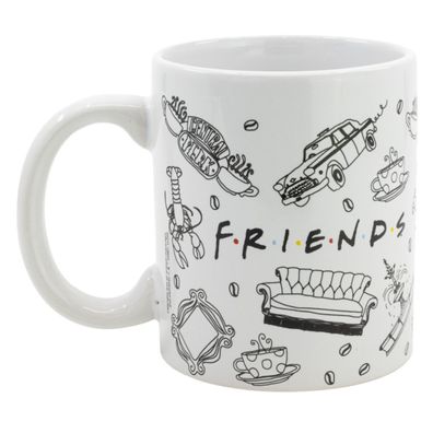 Friends Kaffeebecher 325ml Fanartikel aus der Kultserie – Geschenkidee