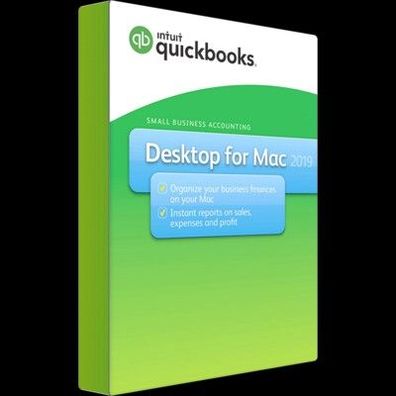 Intuit QuickBooks Desktop für Mac 2019 (Englisch-Version, 1 Benutzer)