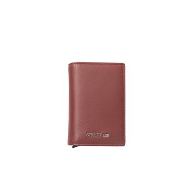 Cerruti 1881 Red Calfskin Men Wallet