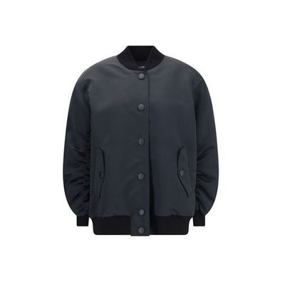 Dolce & Gabbana Black Polyester Bomber
