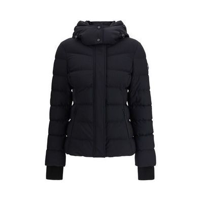 Moose Knuckles Black Nylon Coat
