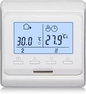 Raumthermostat Fußbodenheizung Raumtemperaturregler Raumregler Digital LCD 230V