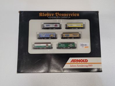 Arnold 0165 Güterwagen-Set Jahres-Sonderzug 1989 Klo Spur N