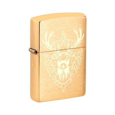 Zippo Benzin-Feuerzeug Fantasy Deer messing 60007502, unbefüllt