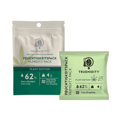 Truemidity 62% RH, Pack à 4g Befeuchtungssystem Plant Edition