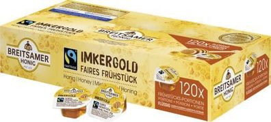 Breitsamer Imkergold Honig 120 Portionen á 20g