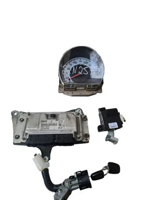 Motorsteuergerät Set 1.0 Peugeot 107 0261208702