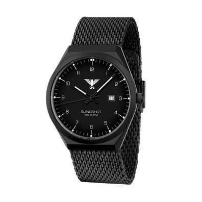 KHS - KHS. SLIBS. MB - Armbanduhr - Herren - Quarz - Slingshot Black Steel