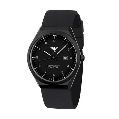 KHS - KHS. SLIBS. SB - Armbanduhr - Herren - Quarz - Slingshot Black Steel