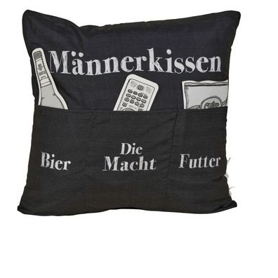Hergo Sofahelden Sofakissen 43 x 43 cm Männerkissen