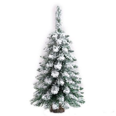 Desktop Christmas Tree Artificial Snow Frost Pine Tree Christmas Ornaments Tree Xmas