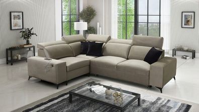 Best For Home Paul II Mix Ecksofa 70-100×200cm - Bettkasten, Schlafsofa & Komfort!!