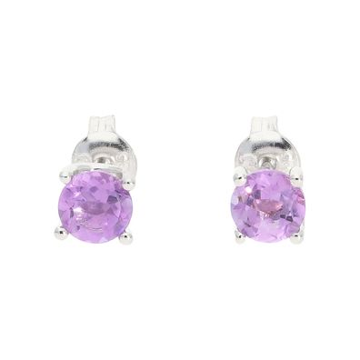 Ohrstecker Silber 925 Amethyst Lila JL10-06-3812 JuwelmaLux
