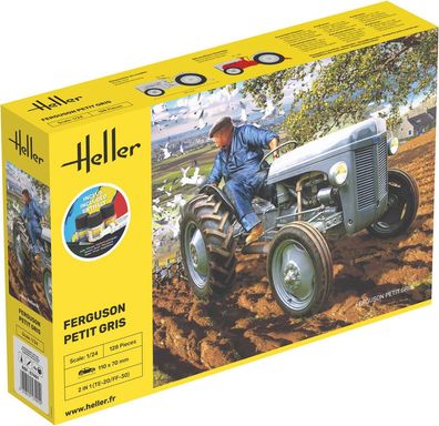 Heller 1:24 57401 Starter KIT Ferguson Petit Gris - NEU