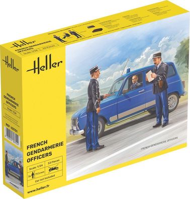 Heller 1:24 82751 French Gendarmerie Officers - NEU