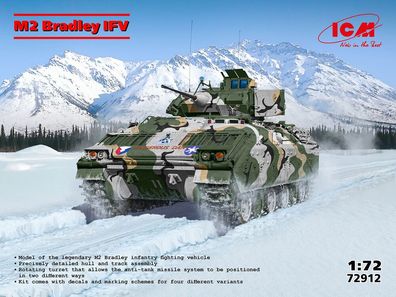 ICM 1:72 72912 M2 Bradley, US Infantry Fighting Vehicle - NEU