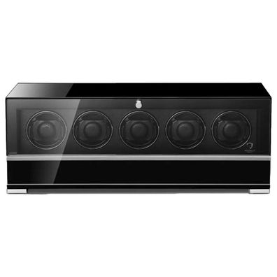 Modalo - 3305115S - Uhrenbeweger für 5 Uhren - Clasico Premium Hochglanz/Schwarz