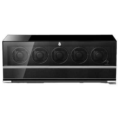 Modalo - 3305885S - Uhrenbeweger für 5 Uhren - Clasico Premium Hochglanz Carbon