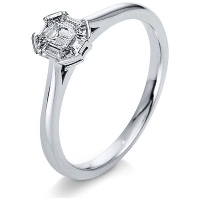 Luna Creation - 1S078W853-1 - Ring - Damen - Diamanten 0.26ct TW-si - 750 Weißgold