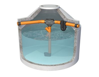 Betonzisterne Black Dachfläche bis 320 m² PLZ 0-33/37-53/57-59/98-99