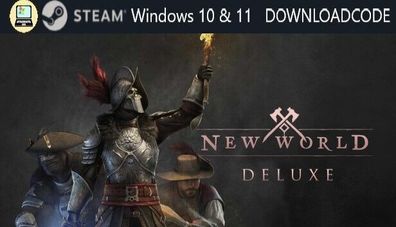 NEU PC Computer Spiel New World Deluxe Edt für Windows 10 11 STEAM Download Code