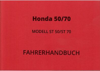 Bedienungsanleitung Honda Dax ST 50/ 70, Moped, Oldtimer