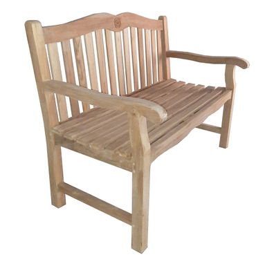 Bank ROMANG, 2 Sitzer Teak B-grade unbehandelt