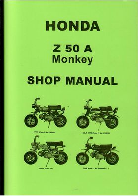 Reparaturanleitung Honda Z 50 A Monkey, Moped, Oldtimer