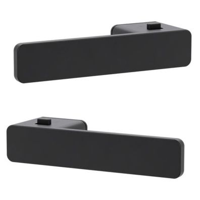 Griffwerk R8 ONE Rosettengarnitur smart2lock Schwarz Klinke Türgriff