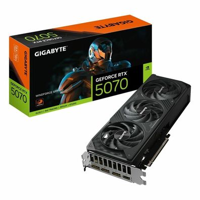 Gigabyte RTX5070 Windforce, 12GB GDDR7 HDMI 3xDP