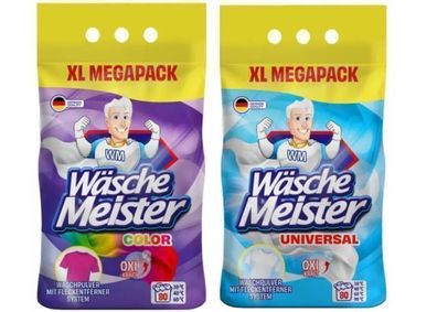 WäscheMeister Waschpulver Set 2 x 6 kg