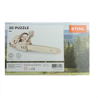 STIHL Puzzle 3D Kettensäge mit 136 Teilen - 04204600011