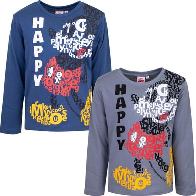 Disney Mickey Mouse Langarmshirt Bequeme und stylische Kleidung für kleine Fans