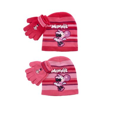 Minnie Mouse Winterset Mütze und Handschuhe für Kinder