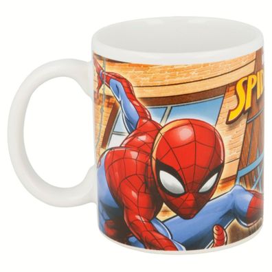 Spiderman Tasse 325ml Keramikbecher für Kinder Geschenkset Boy Icons