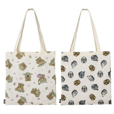 The Mandalorian 2'er Set Shopper Bag für Erwachsene mit leichtem Material