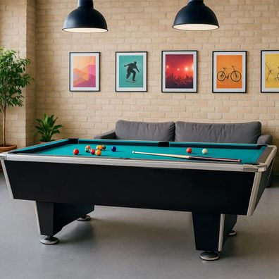 Billard Orlando 8 ft, Spielfläche 224 x 112 cm mit autom. Ballrücklauf