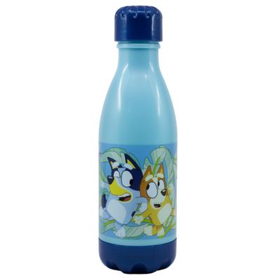 Bluey Kinder Trinkflasche Wasserflasche 560 ml, Pausenflasche, Sport