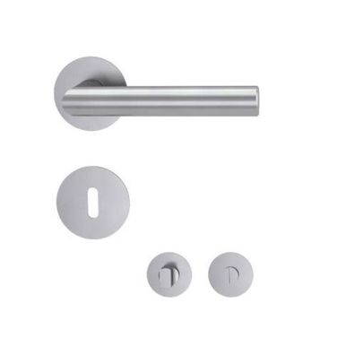 Griffwerk LUCIA PIATTA S Türdrücker Rosettengarnitur Edelstahl matt Griff