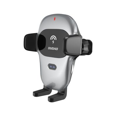 Dudao F20xs Automatische Autohalterung mit Qi Wireless Charger 15 W – Grau