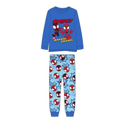 Spidey Schlafanzug Kinder Pyjama Set langarm, Baumwolle Jersey