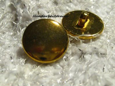 1Kunststoffknopf goldfaben 15x8mm Öse 3mm Nr 1717