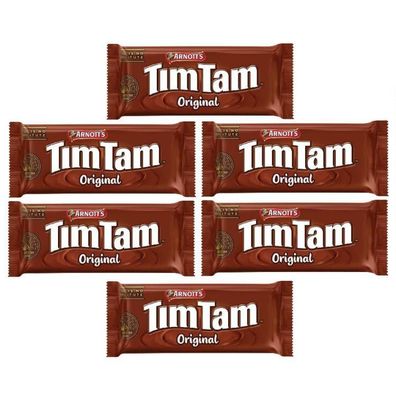 Tim Tam Original Mini Chocolate Biscuits 6x18 g