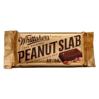 Whittaker's The Original Peanut Slab - NZ Import 50 g