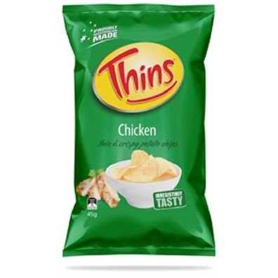 Thins Chicken Chips 45 g