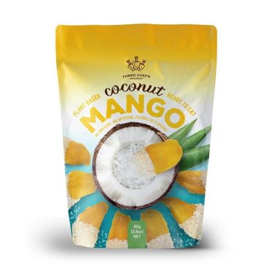 Three Chefs Coconut Mango White Chocolate 80 g