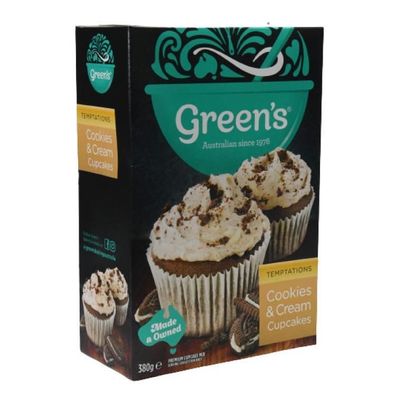Green's Cookies & Cream Cupcakes Mix 380 g