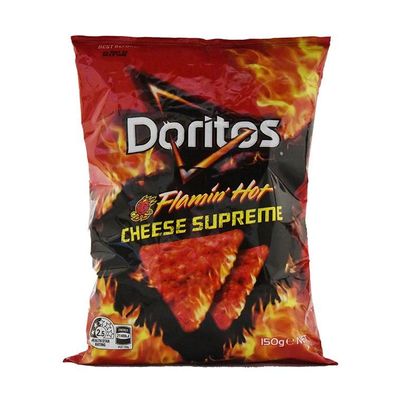 Doritos Flamin' Hot Cheese Supreme Tortilla Chips - Import 150 g
